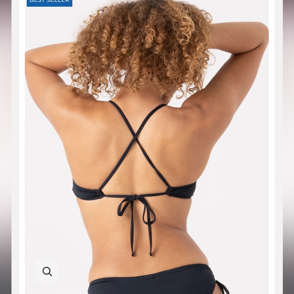 SD Beach Classics Athletic Triangle Bikini Top M - Picture 3 of 5